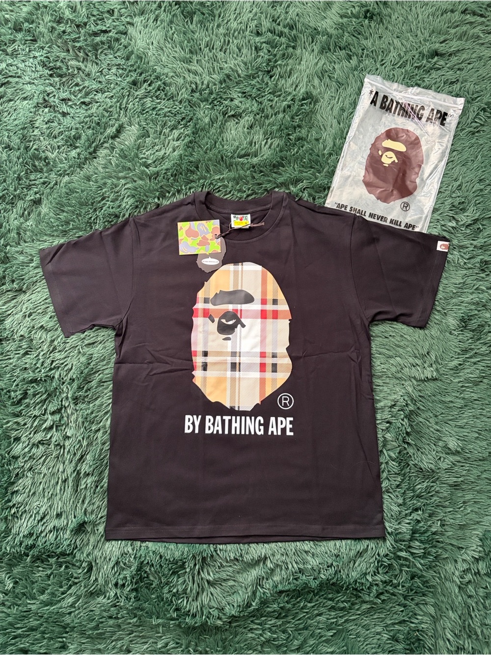 Brand New Bape X Burberry Tee